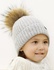 Женская шапка с помпоном