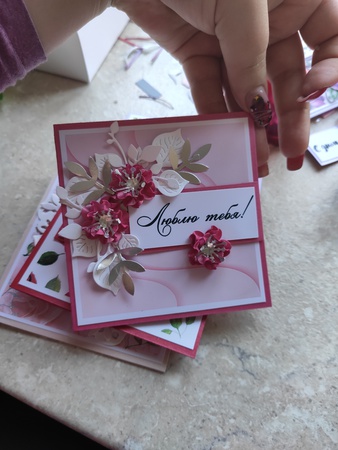Открытки ручной работы 10*10