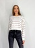 Лонгслив в полоску укороченая