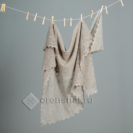 Оренбургский пуховый платок П6-120