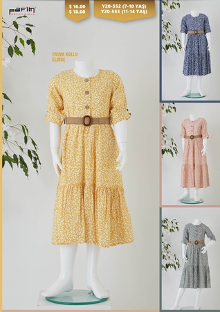 платье с рукавами