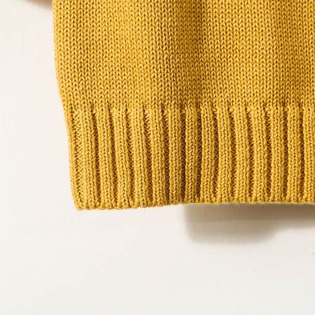 Осенне-зимний базовый детский универсальный свитер из чистого хлопка, пуловер для мальчиков и девочек, простая вязаная рубашка для спорта и отдыха