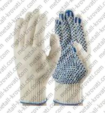 Перчатки Х/Б с ПВХ (пятинитка)