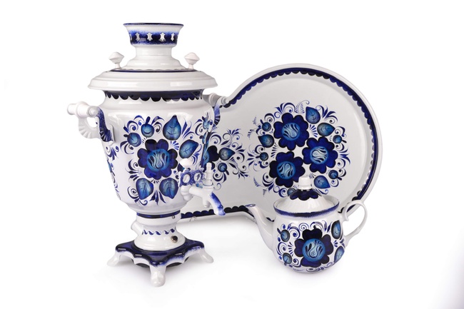 Самовар электрический Гжель