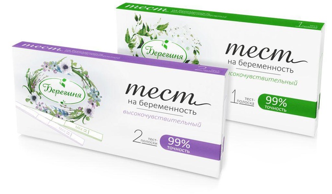 Тесты на беременность "Берегиня"