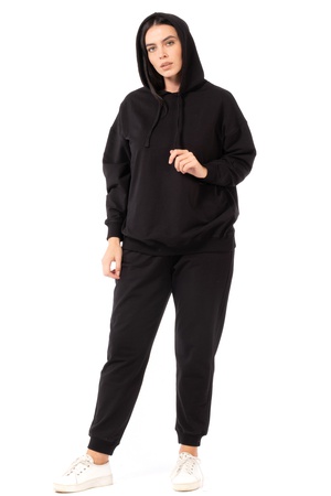 Толстовка с капюшоном с летучей мышью