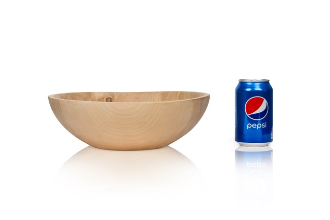 Большой деревянный эко-салатник