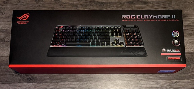 ASUS ROG Claymore II Wireless Modular Gaming Mechanical Keyboard-Black и подставка для игровой гарнитуры ROG Throne Qi