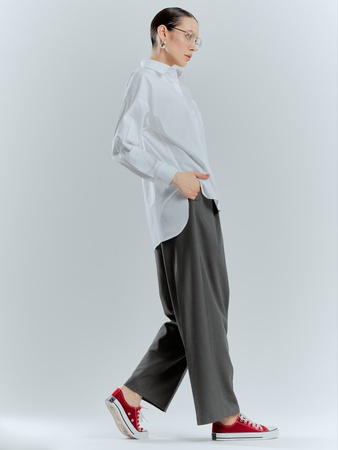 Женская рубашка оверсайз. Топ 2024 - 0224