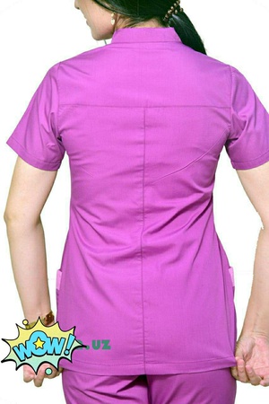 Женский медицинский костюм Asia Sun-3, Цвет Розовый