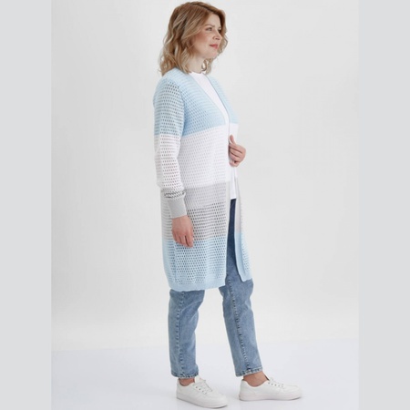 Kadın hırka Una mavi