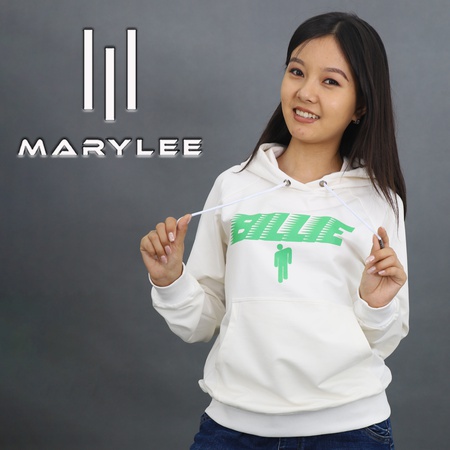 Женские трикотажные худи на оптом с принтом (щелкография) с Билли Айлиш