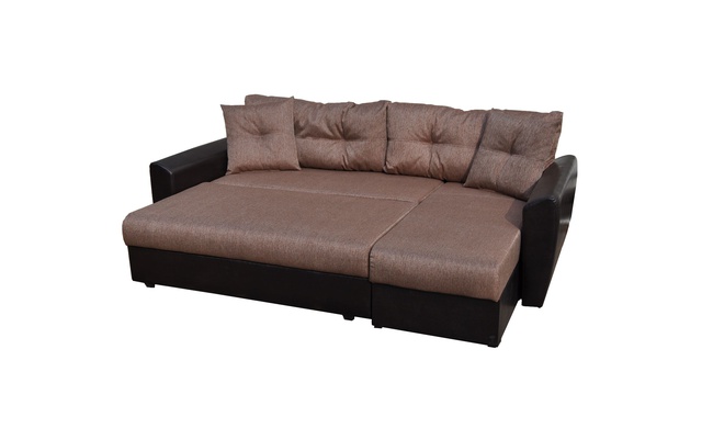 Corner sofa Amsterdam matting brown
