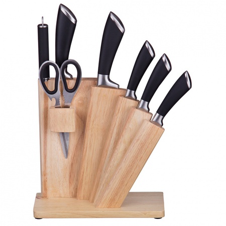 Набор ножей (8пр) нерж сталь силиконовые ручки *6