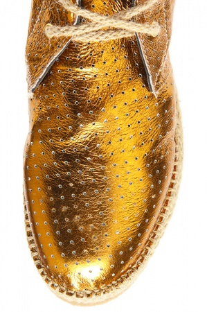 Золотые эспадрильи e024