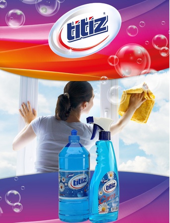 Очиститель стёкол и зеркал Titiz,500 мл