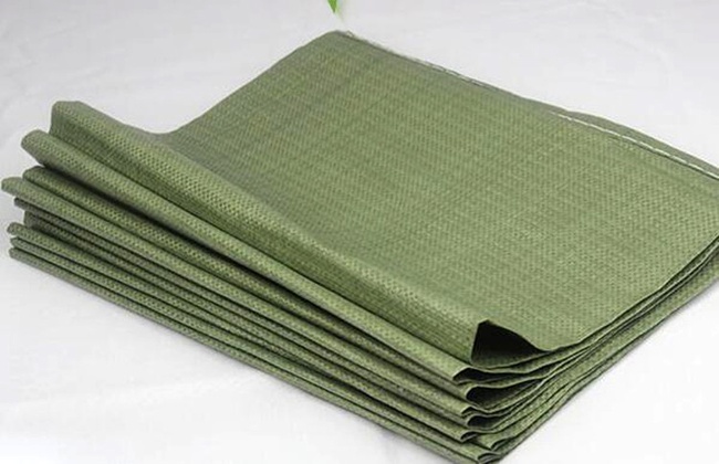 PP construction bag, green