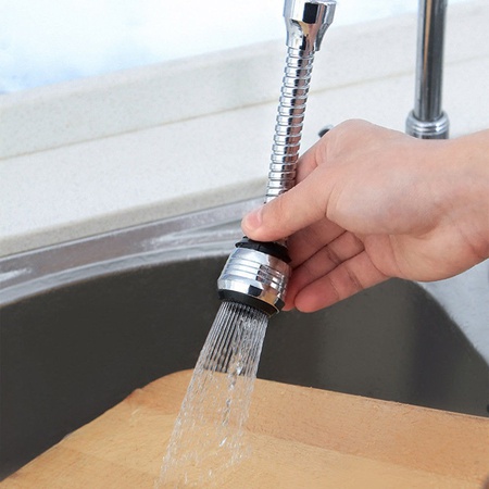 Dişli bağlantılı mutfak musluk nozulu esnek mini duş