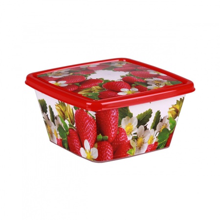 سعة فرن الميكروويف 0.8 لتر مربع فراولة * 32