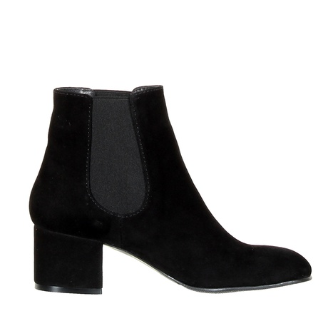 Women&#39;s ankle boots, natural suede<G1350>