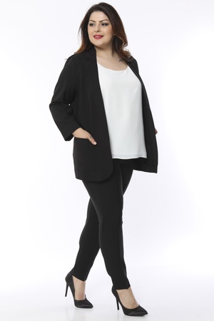 Cep Detaylı Blazer Ceket