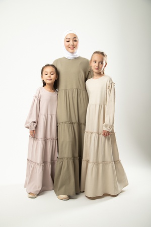 8. Летнее платье для девочек и подростков из льна (8-Kids-teens party dress)