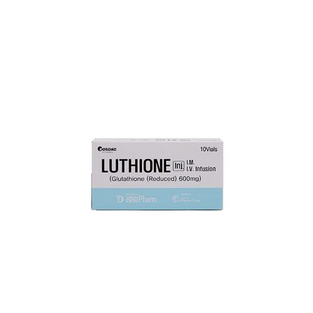 Luthione глутатион 600/1200 мг обладает анти пигментными свойствами