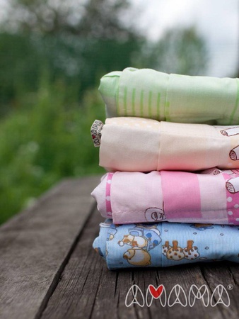 Слинг c кольцами Семицветик, розовые мишки