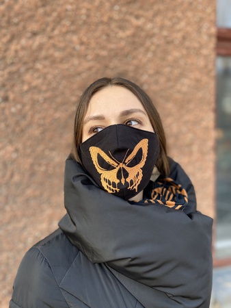 Маска защитная дизайнерская не медицинская