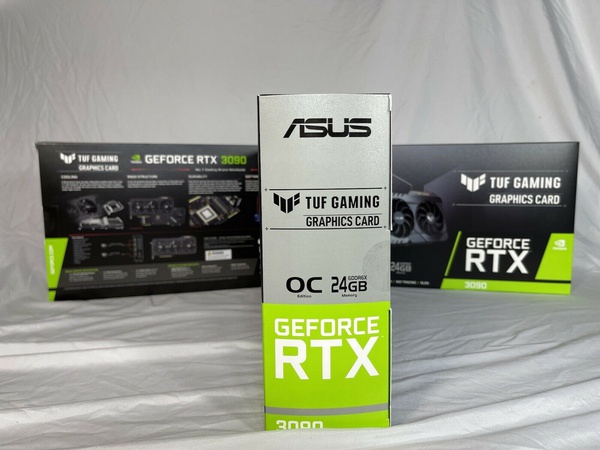 Оригинальная игровая видеокарта ASUS TUF GeForce RTX 3090 OC 24 ГБ