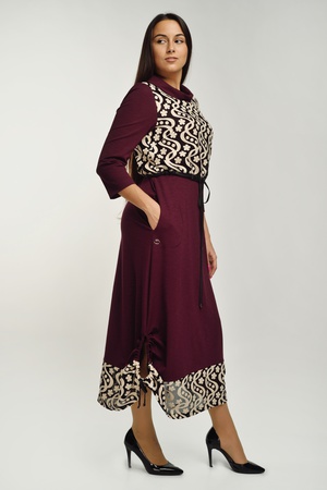 1564 Мод. Платье женское, размерный ряд: 48-54