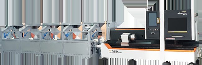 Double Chuck Five Axis Groove Pipe Cutting Machine