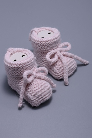 Hattuş Детские пинетки с горизонтальными звеньями на шнуровке