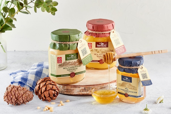 天然蜂蜜“ Berestov A.S.” ，收藏夹