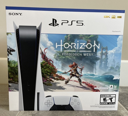 НОВАЯ дисковая консоль Sony PlayStation 5 PS5 | Пакетное издание Horizon Forbidden West