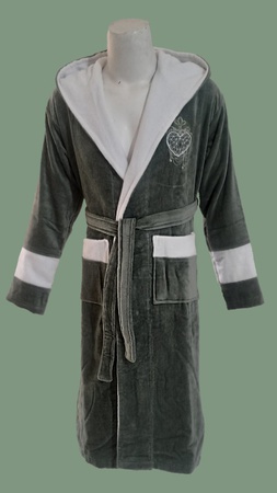 Бархатные халаты с двойным капюшоном