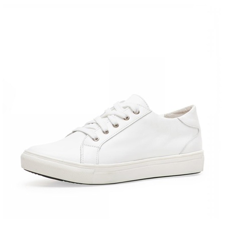 Emmelie Delage white leather sneakers