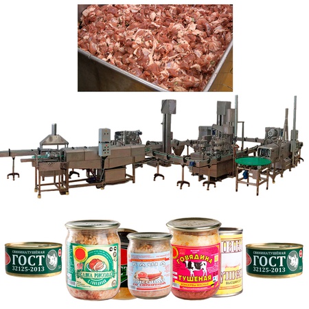 Линия для производства мясных консервов "под ключ"