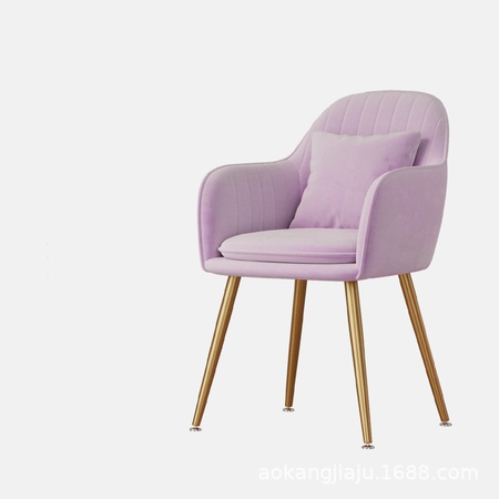 Kadife Döşemeli Yemek Sandalyesi