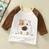 Children's bottoming shirt pure cotton t shirt spring and autumn new baby cartoon top boys and girls single baby long sleeves