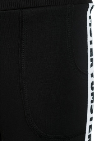 Штаны черные с тесьмой на флисе Yumster YC.02.23.003