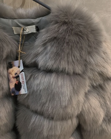 Шуба автоледи под песца (экошуба)