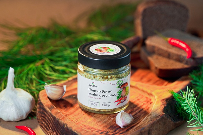 Пате из боровых белых грибов с овощами (ДАРЫ-ЮГРЫ-ХМАО) 170гр