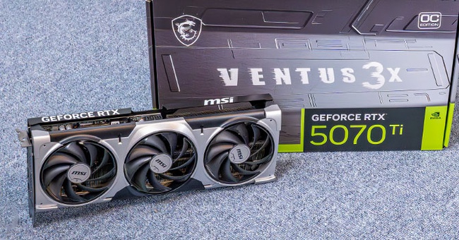 MSI GeForce RTX 5070 Ti Ventus 3X OC GDDR7 16GB Graphics Card