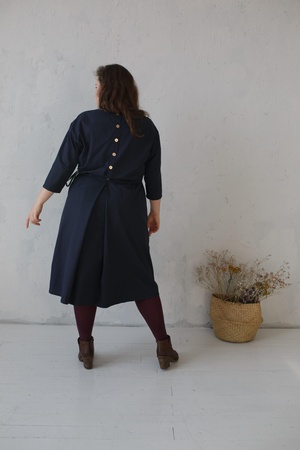 Платье на кулиске Горчичное