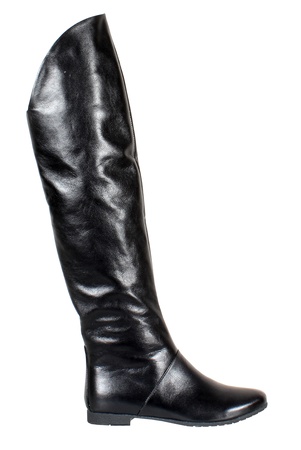 Женские ботфорты, натуральная кожа <G510>