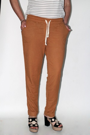 Брюки с шнурком