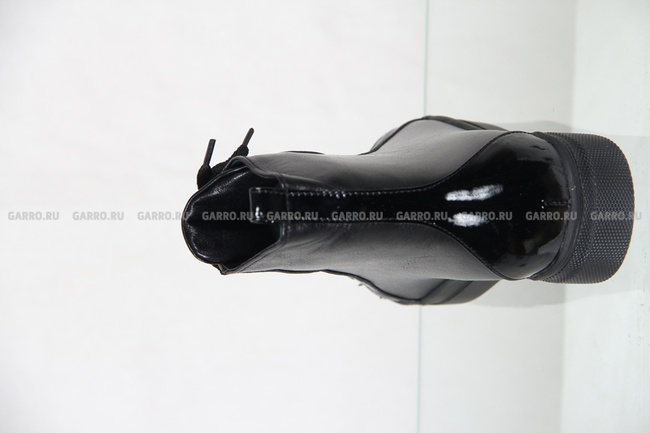 Bot 6247 siyah, hakiki deri