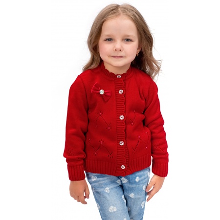 Kızlar için Hırka Takımyıldızı kırmızısı