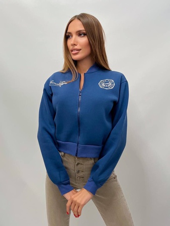 Бомбер укороченый